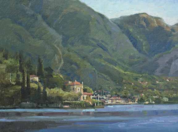 Lake ComoVilla 12x16 by Howard Friedland.jpg